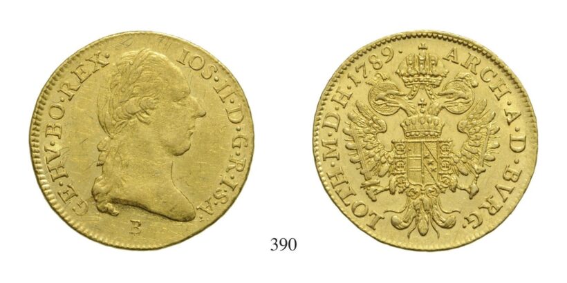 II. József (1780-1790), Dukát, Au, 1789, Körmöcbánya