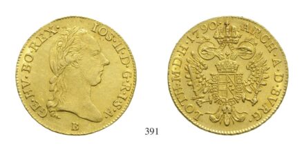 II. József (1780-1790), Dukát, Au, 1790, Körmöcbánya