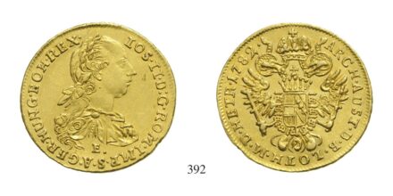 II. József (1780-1790), Dukát, Au, 1782, Gyulafehérvár