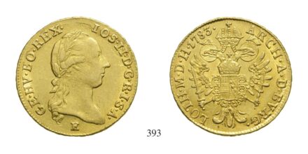 II. József (1780-1790), Dukát, Au, 1783, Gyulafehérvár