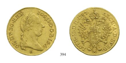 II. József (1780-1790), Dukát, Au, 1787, Gyulafehérvár