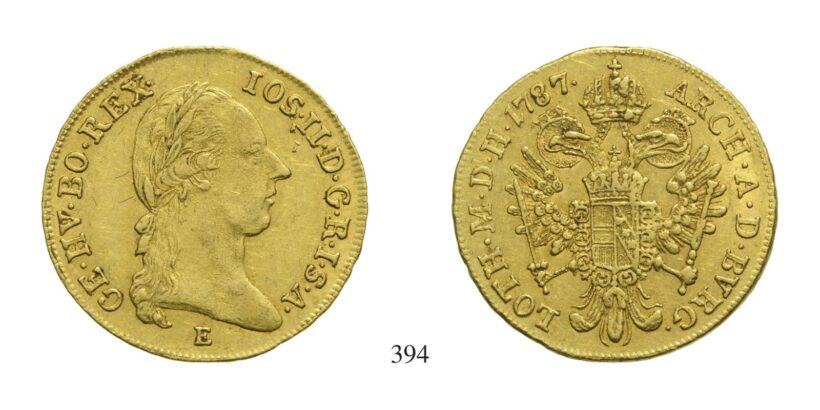 II. József (1780-1790), Dukát, Au, 1787, Gyulafehérvár
