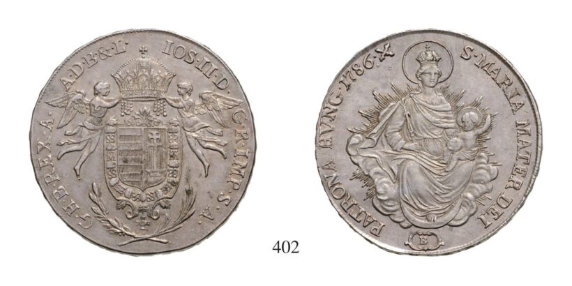 II. József (1780-1790), Tallér, Ag, 1786, Körmöcbánya