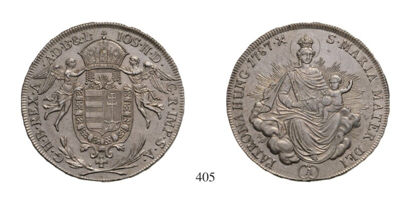 II. József (1780-1790), 1/2 Tallér, Ag, 1787, Wien