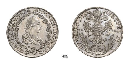 II. József (1780-1790), 20 Krajcár, Ag, 1776, Körmöcbánya