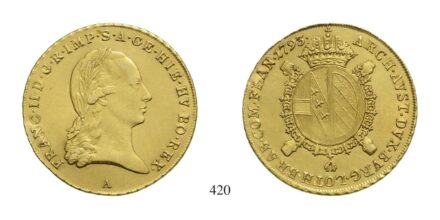 Ferenc (1792-1835), Souverain d'or, Au, 1793, Wien