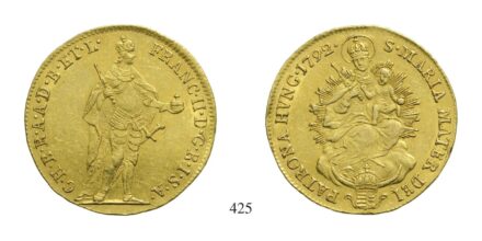 Ferenc (1792-1835), Dukát, Au, 1792, Körmöcbánya