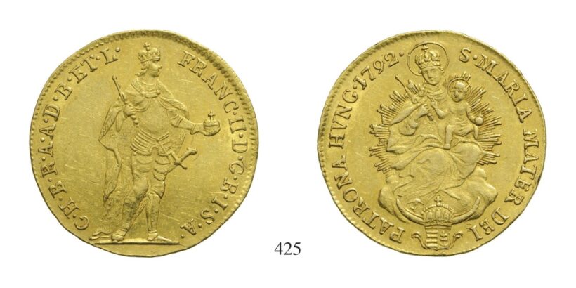 Ferenc (1792-1835), Dukát, Au, 1792, Körmöcbánya