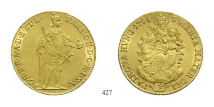 Ferenc (1792-1835), Dukát, Au, 1794, Körmöcbánya