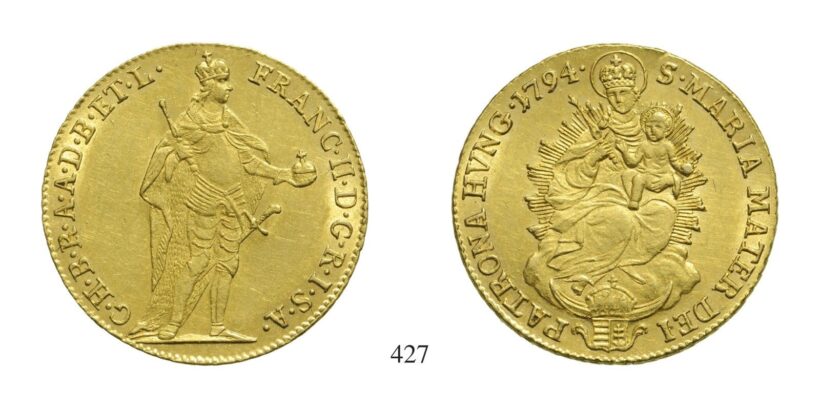 Ferenc (1792-1835), Dukát, Au, 1794, Körmöcbánya