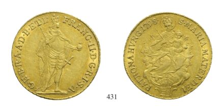 Ferenc (1792-1835), Dukát, Au, 1798, Körmöcbánya
