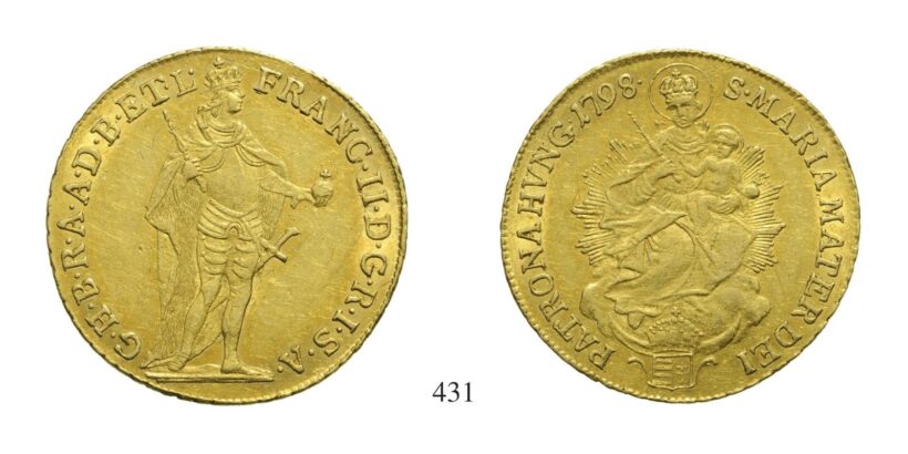 Ferenc (1792-1835), Dukát, Au, 1798, Körmöcbánya