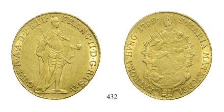 Ferenc (1792-1835), Dukát, Au, 1799, Körmöcbánya