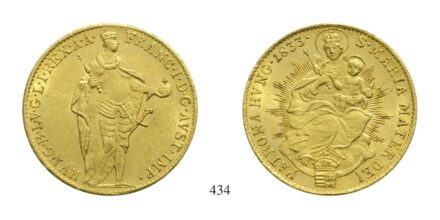 Ferenc (1792-1835), Dukát, Au, 1833, Körmöcbánya
