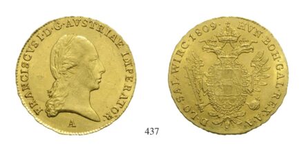 Ferenc (1792-1835), Dukát, Au, 1809, Wien