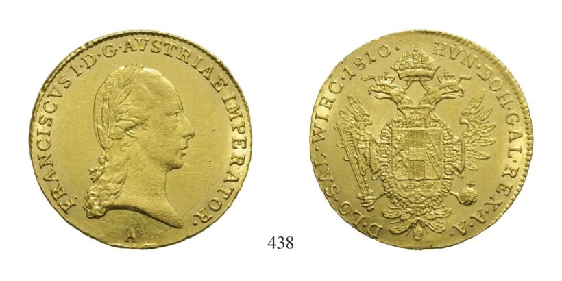 Ferenc (1792-1835), Dukát, Au, 1810, Wien