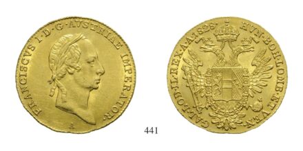 Ferenc (1792-1835), Dukát, Au, 1828, Wien