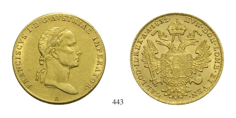 Ferenc (1792-1835), Dukát, Au, 1832, Wien