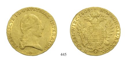 Ferenc (1792-1835), Dukát, Au, 1809, Körmöcbánya