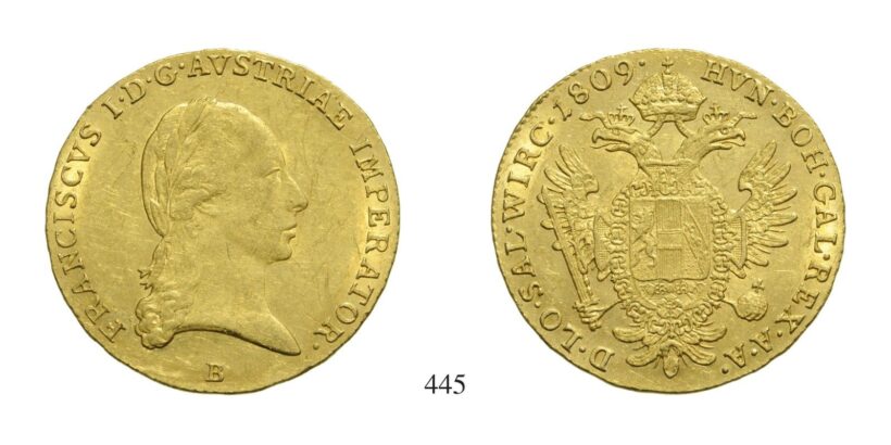 Ferenc (1792-1835), Dukát, Au, 1809, Körmöcbánya