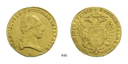 Ferenc (1792-1835), Dukát, Au, 1815, Körmöcbánya