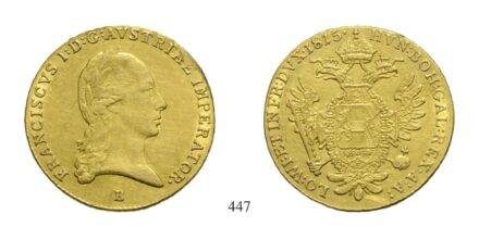 Ferenc (1792-1835), Dukát, Au, 1815, Körmöcbánya