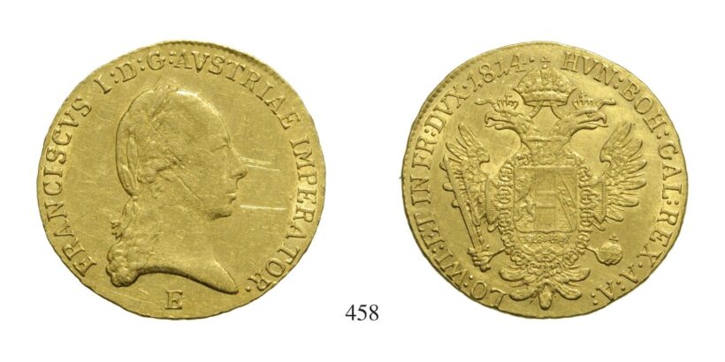 Ferenc (1792-1835), Dukát, Au, 1814, Gyulafehérvár
