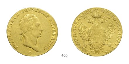 Ferenc (1792-1835), Dukát, Au, 1828, Gyulafehérvár