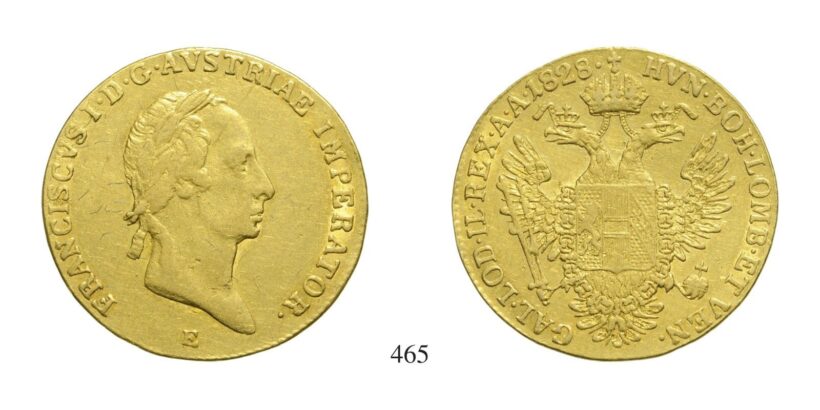 Ferenc (1792-1835), Dukát, Au, 1828, Gyulafehérvár