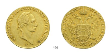 Ferenc (1792-1835), Dukát, Au, 1829, Gyulafehérvár