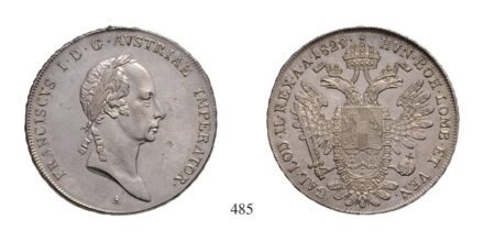 Ferenc (1792-1835), Tallér, Ag, 1829, Wien