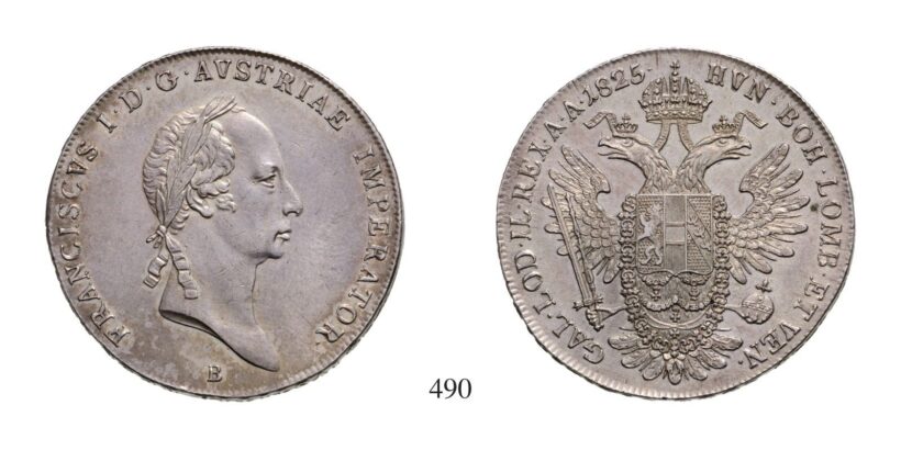 Ferenc (1792-1835), Tallér, Ag, 1825, Körmöcbánya