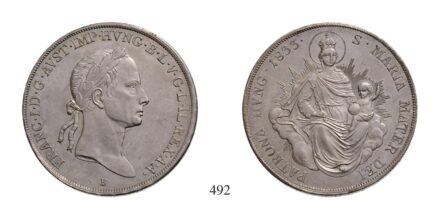 Ferenc (1792-1835), Tallér, Ag, 1833, Körmöcbánya