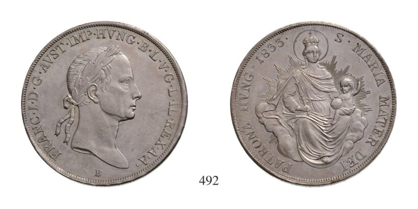 Ferenc (1792-1835), Tallér, Ag, 1833, Körmöcbánya