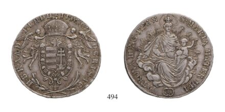 Ferenc (1792-1835), 1/2 Tallér, Ag, 1792, Wien