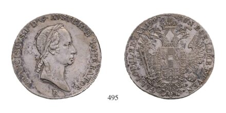 Ferenc (1792-1835), 1/2 Tallér, Ag, 1827, Körmöcbánya