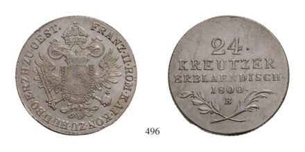 Ferenc (1792-1835), 24 Krajcár, Ag, 1800, Körmöcbánya