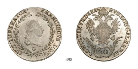 Ferenc (1792-1835), 20 Krajcár, Ag, 1815, Nagybánya