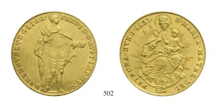 V. Ferdinánd (1835-1848), Dukát, Au, 1837, Körmöcbánya