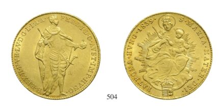 V. Ferdinánd (1835-1848), Dukát, Au, 1839,
