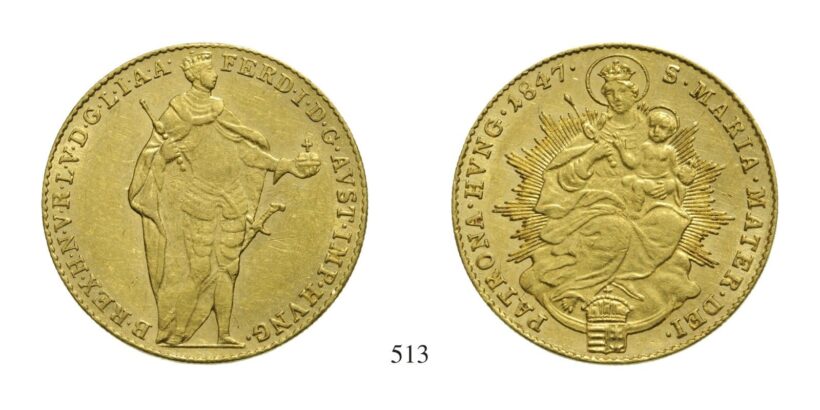 V. Ferdinánd (1835-1848), Dukát, Au, 1847, Körmöcbánya