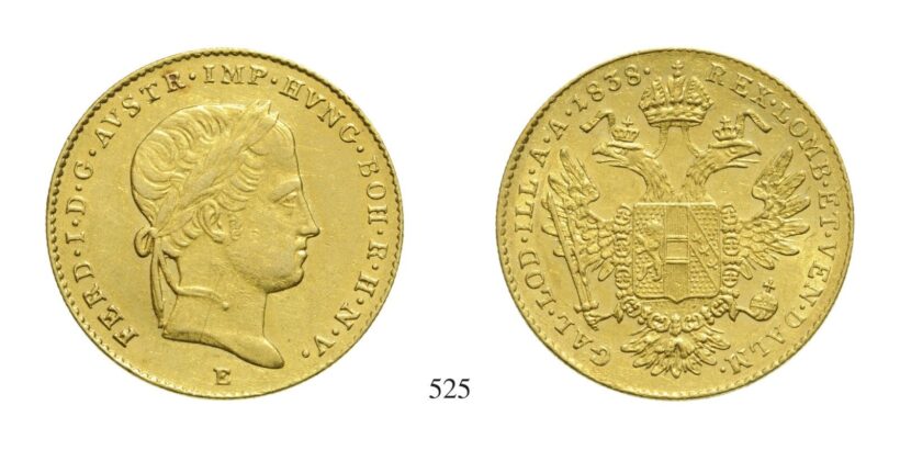 V. Ferdinánd (1835-1848), Dukát, Au, 1838, Gyulafehérvár