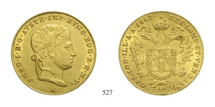 V. Ferdinánd (1835-1848), Dukát, Au, 1842, Gyulafehérvár
