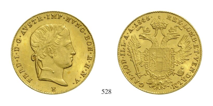 V. Ferdinánd (1835-1848), Dukát, Au, 1846, Gyulafehérvár