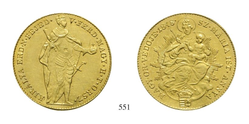 Szabadságharc (1848-1849), Dukát, Au, 1848, Körmöcbánya