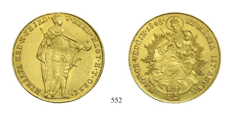 Szabadságharc (1848-1849), Dukát, Au, 1848, Körmöcbánya