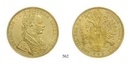 Ferenc József (1848-1916), 4 Dukát, Au, 1905, Wien