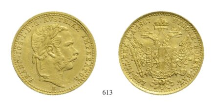 Ferenc József (1848-1916), Dukát, Au, 1867, Körmöcbánya