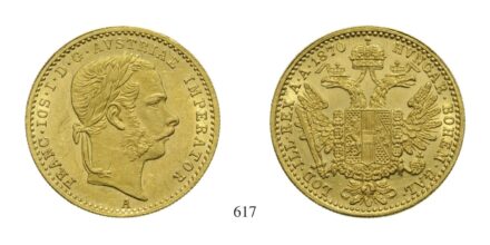 Ferenc József (1848-1916), Dukát, Au, 1870, Wien