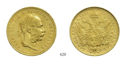 Ferenc József (1848-1916), Dukát, Au, 1872, Wien
